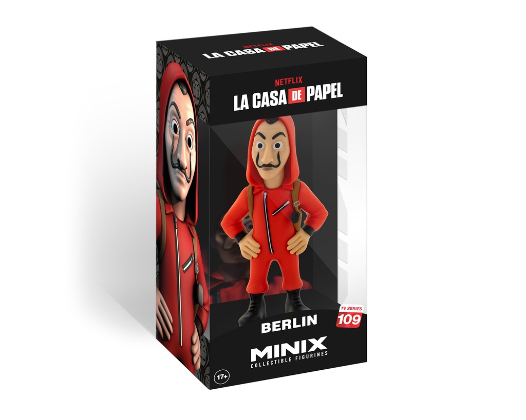 Minix - TV Series #109 - Figurine PVC 12 cm - La Casa de Papel Berlin avec masque