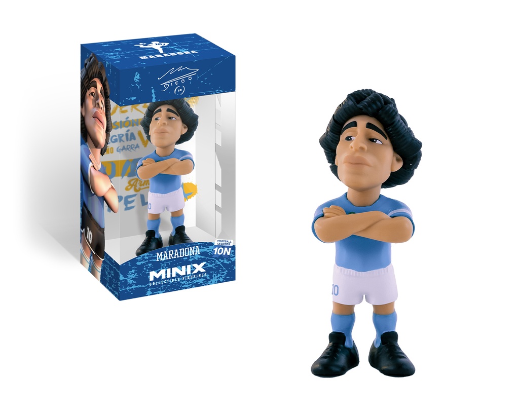 Minix - Football Legends #10N - Maradona Napoli - Figurines PVC 12 cm (W1)