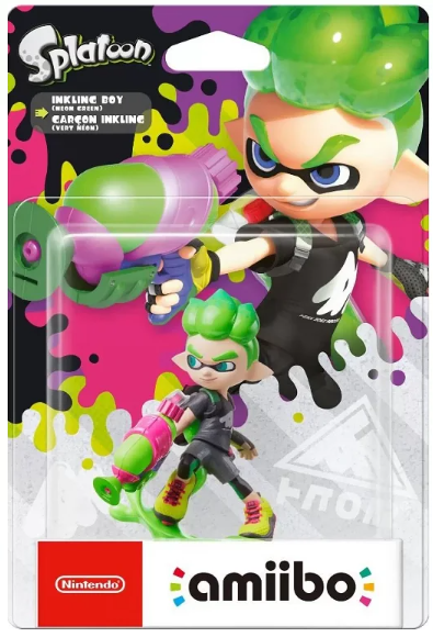Nintendo Amiibo - Splatoon- Neon Green Inkling Boy (WIIU/3DS/SWI)