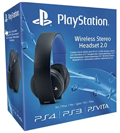 Sony PlayStation 4 - Casque sans fil Stéréo 2.0 Noir - Reconditionné (Boîte Origine non Neuve) (PS4)