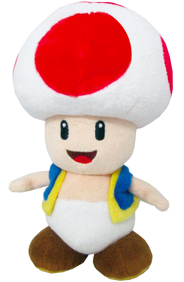 Nintendo Together+ - Peluche Super Mario - Toad rouge 20 cm