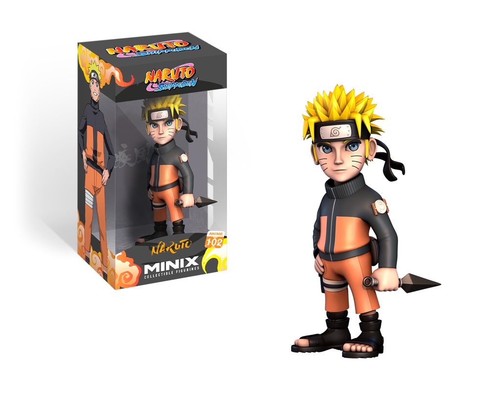 Minix - Anime #102 - Figurine PVC 12 cm - Naruto Shippuden - Naruto Uzumaki (W3)