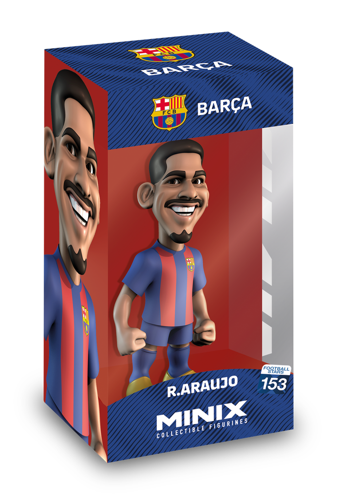 Minix - Football Stars #153 - Figurine PVC 12 cm - FC Barcelone - Araujo 4 (W2)