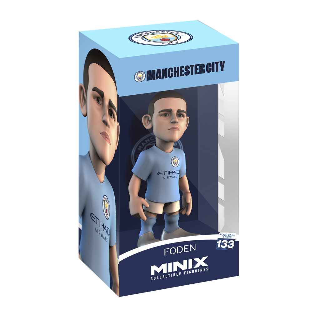 Minix - Football Stars #133 - Figurine PVC 12 cm - Manchester City - Foden 47 (W2)