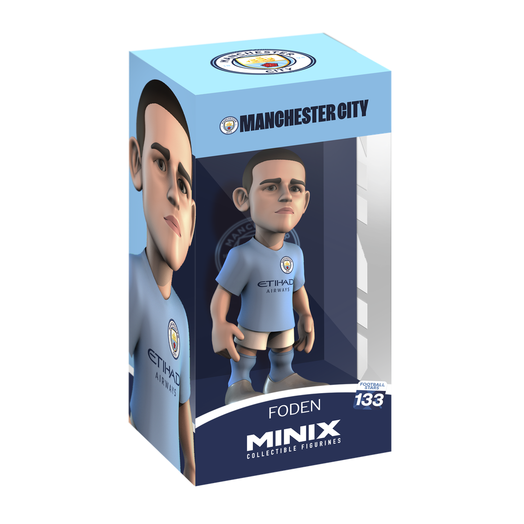 Minix - Football Stars #133 - Manchester City - Foden 47 - Figurines PVC 12 cm (W2)
