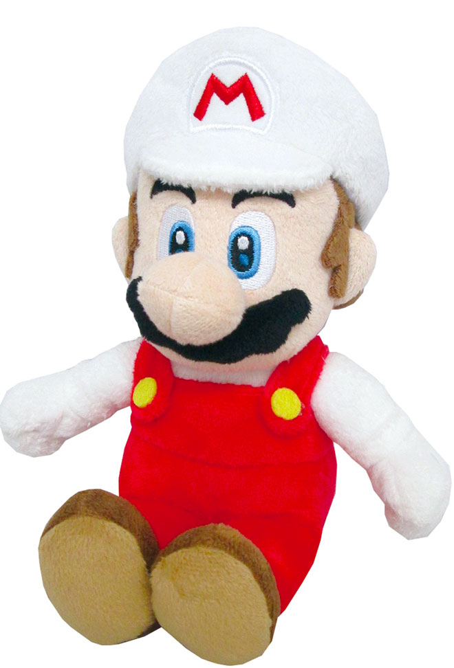 Nintendo Together+ - Peluche Super Mario - Mario de feu 24 cm