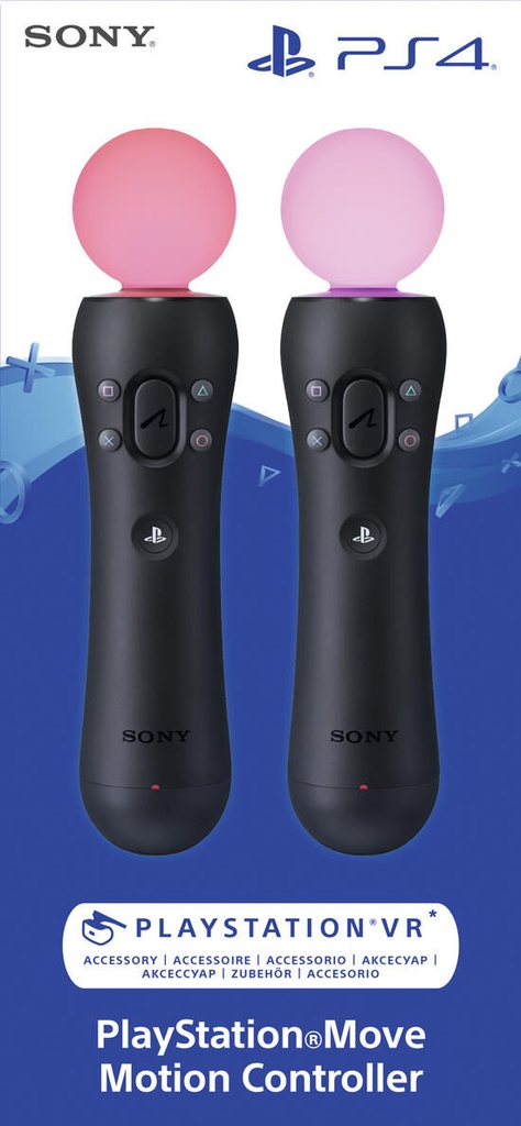 Sony Playstation 4 - Pack de 2 Manettes PS Move (PS4) Reconditionné