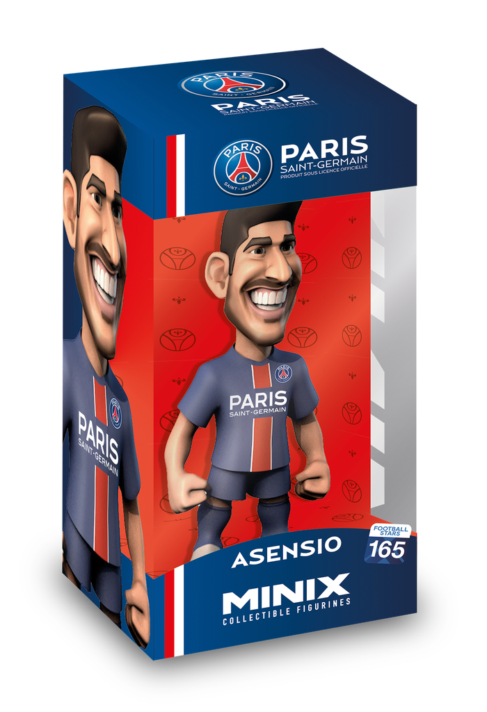 Minix - Football Stars #165 - Figurine PVC 12 cm - PSG Asensio 11 (W6)