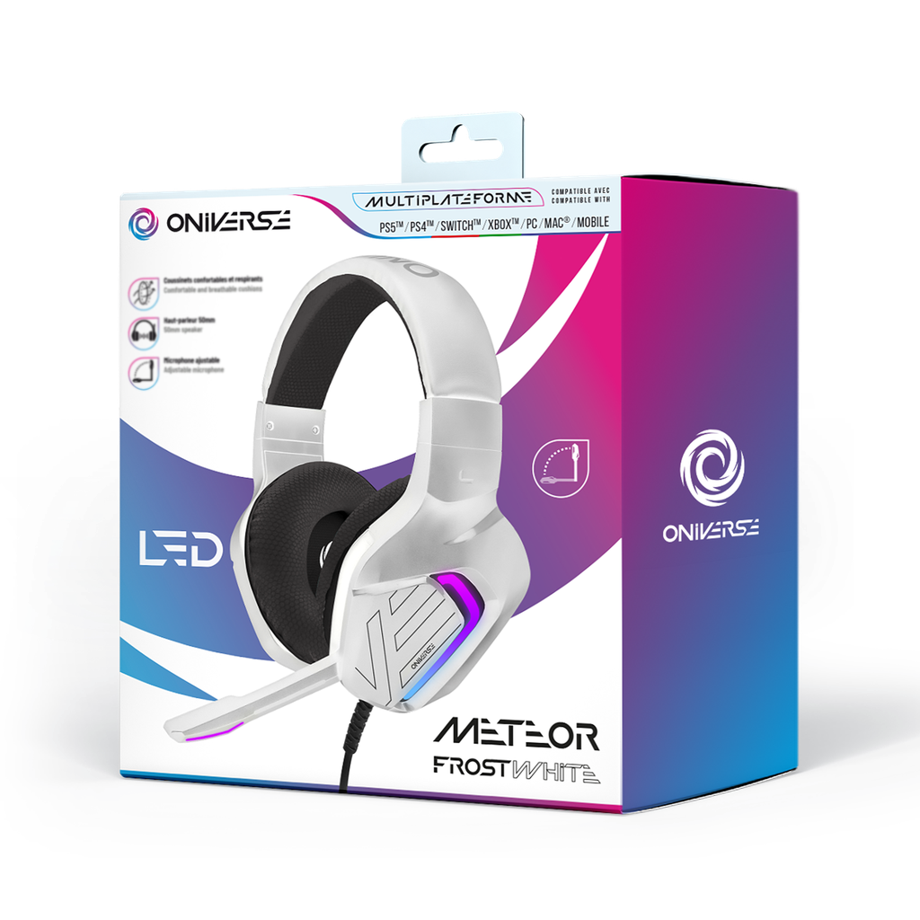 Oniverse - Gaming headset Meteor - Frost White (Multi)