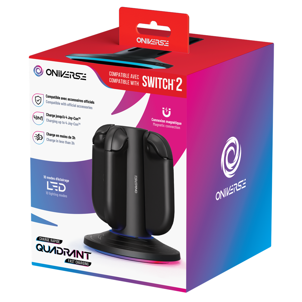 ONIVERSE - 4 Joycons charging dock Quadrant (Switch 2)