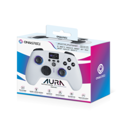 ONIVERSE - Wireless Bluetooth controller with screen Aura - Radiant White (Nintendo Switch 2 / Switch / PC / Mobile)