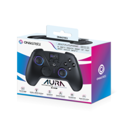 ONIVERSE - Wireless Bluetooth controller with screen Aura - Void Black (Nintendo Switch 2 / Switch / PC / Mobile)