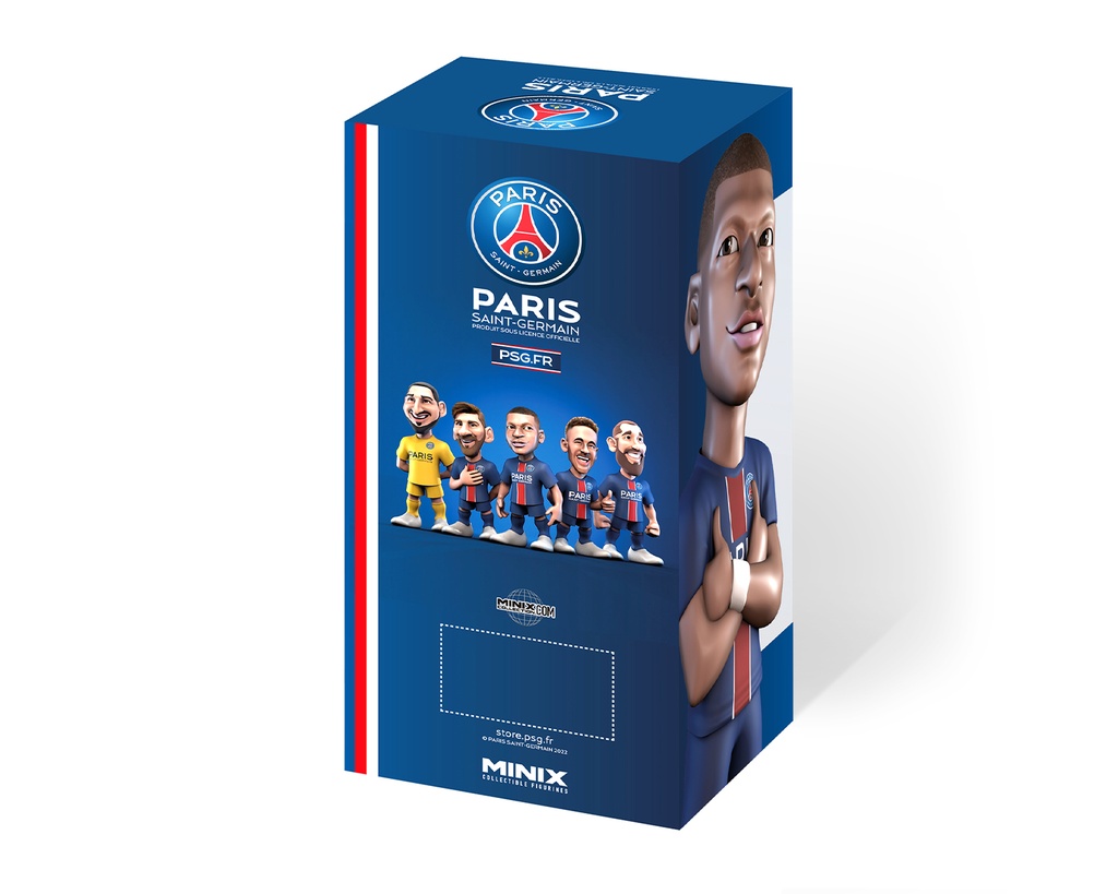 Minix - Football Stars #100 - Figurine PVC 12 cm - PSG Mbappé 7