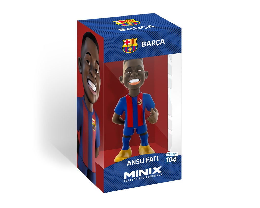 Minix - Football Stars #104 - Figurine PVC 12 cm - FC Barcelone Fati 10