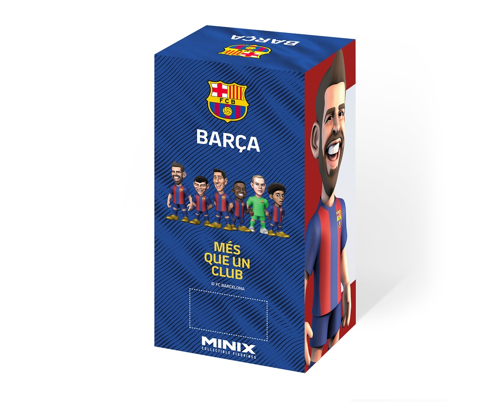 Minix - Football Stars #106 - Figurine PVC 12 cm - FC Barcelone Piqué 3