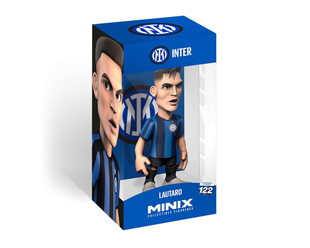 Minix - Football Stars #122 - Figurine PVC 12 cm - Inter Milan Lautaro 9