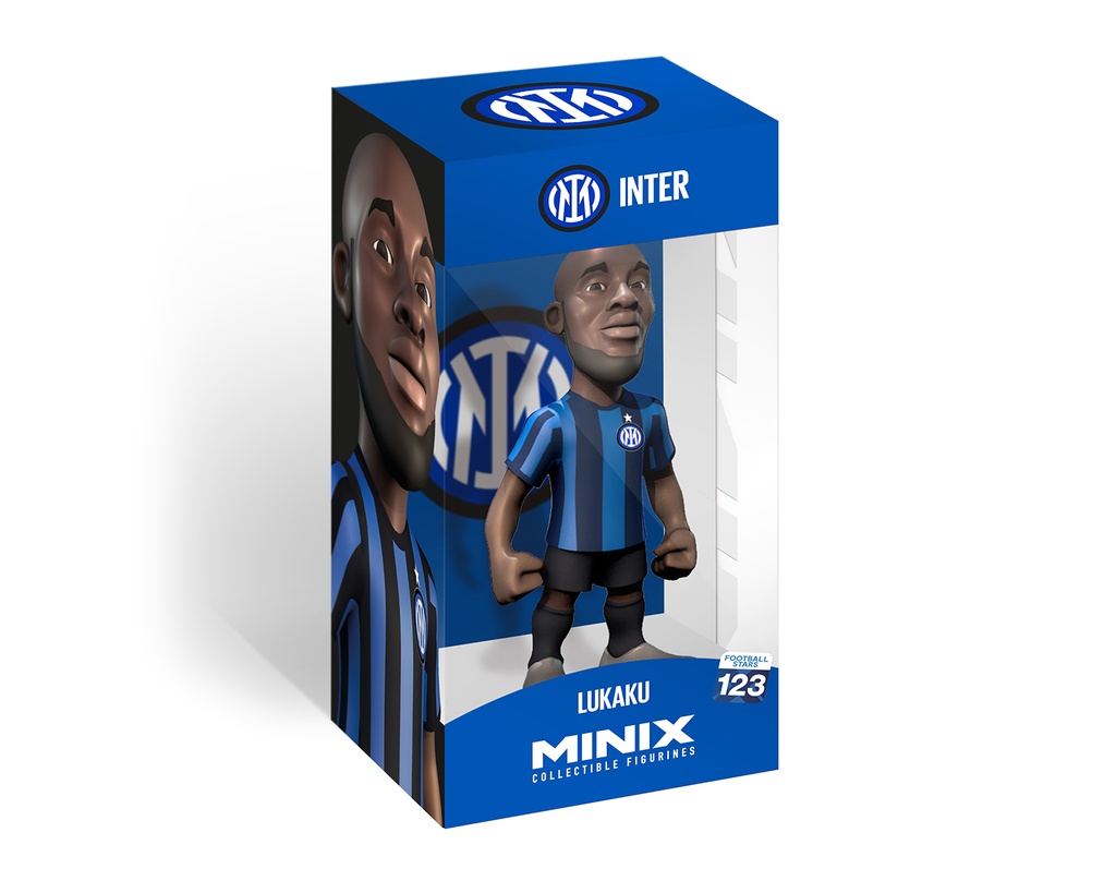 Minix - Football Stars #123 - Figurine PVC 12 cm - Inter Milan 90 Lukaku