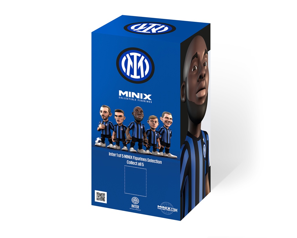 Minix - Football Stars #123 - Figurine PVC 12 cm - Inter Milan 90 Lukaku