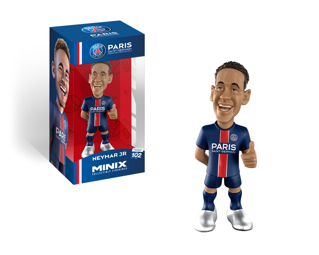 EOL - Minix - Football Stars #102 - PSG - Neymar JR 10 - Figurines PVC 12 cm (W1)