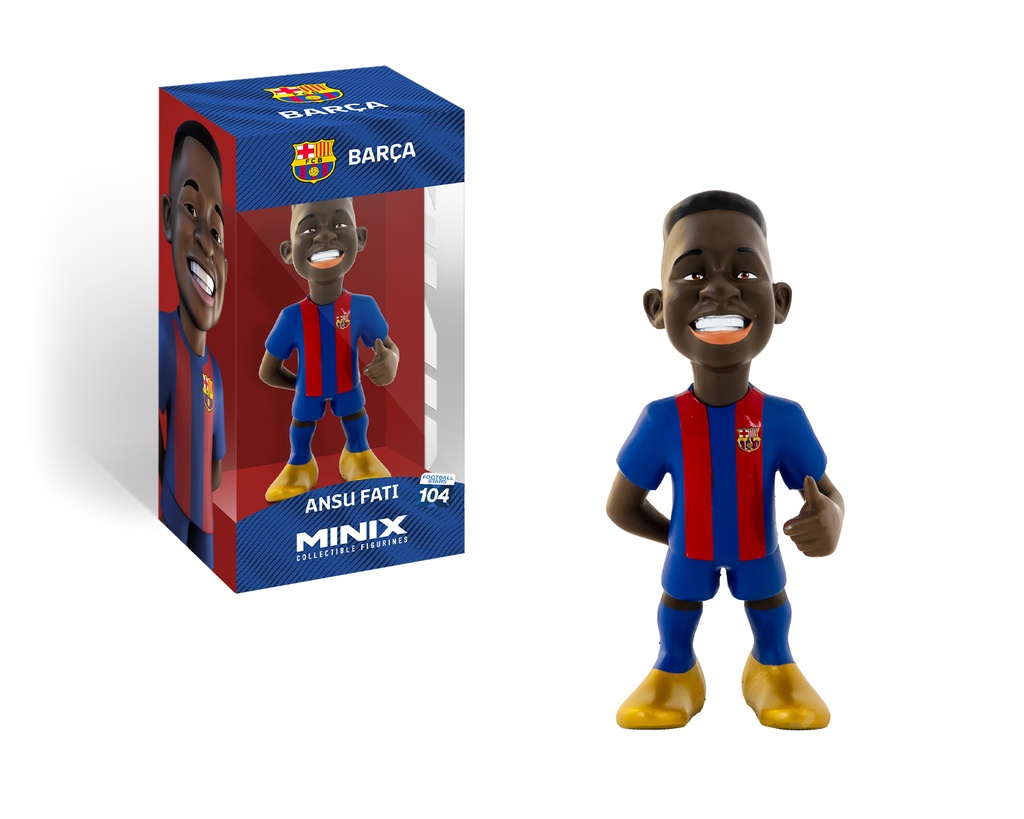 Minix - Football Stars #104 - FC Barcelone - Fati 10 - Figurines PVC 12 cm (W1)