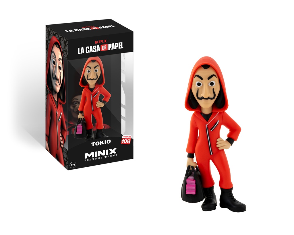 Minix - TV Series #108 - La Casa de Papel - Tokyo avec masque - Figurines PVC 12 cm (W1)