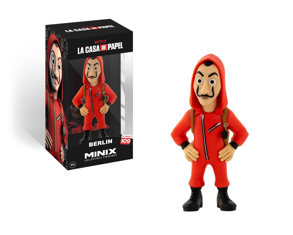 Minix - TV Series #109 - PVC Figure 12 cm - Casa de Papel - Berlin with mask (W1)