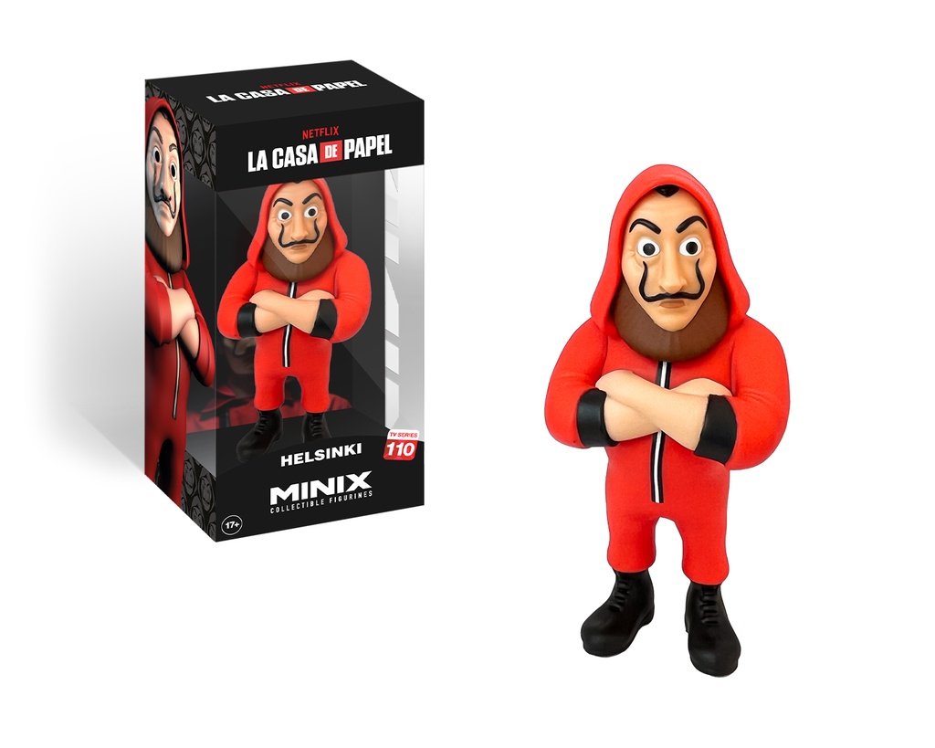 Minix - TV Series #110 - La Casa de Papel - Helsinki avec masque - Figurines PVC 12 cm (W1)