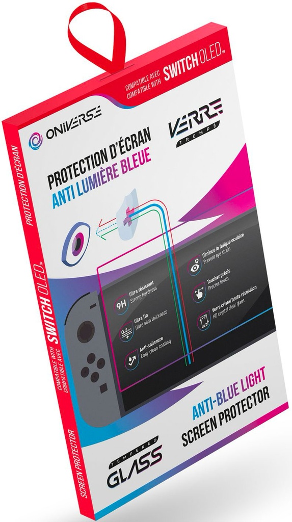 ONIVERSE - Ecran de protection anti lumière bleue (SWITCH OLED)