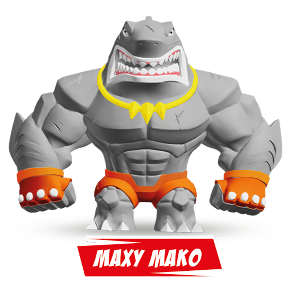 Elastikorps Maxy 24 cm - Mako - Grey Shark