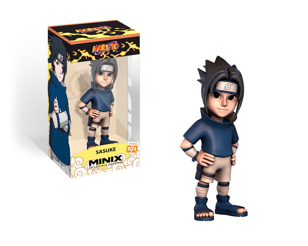Minix - Anime #101 - Naruto - Sasuke Uchiwa - Figurines PVC 12 cm (W2)