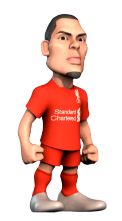 Minix - Football Stars #136 - Liverpool - Van Dijk 4 - Figurines PVC 12 cm (W2)