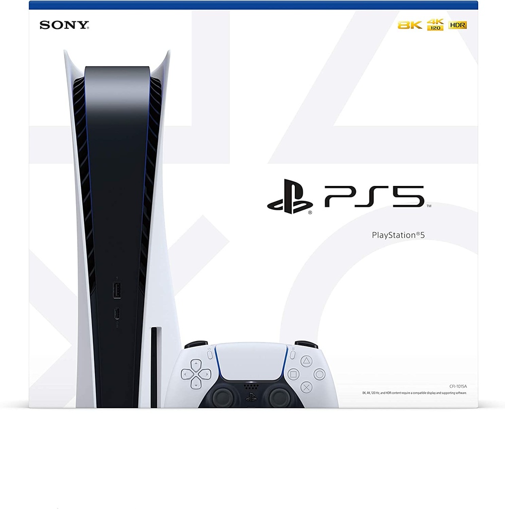 Sony Playstation 5 - Console PS5 Disc - Version UK + Câble alimentation France  (PS5)