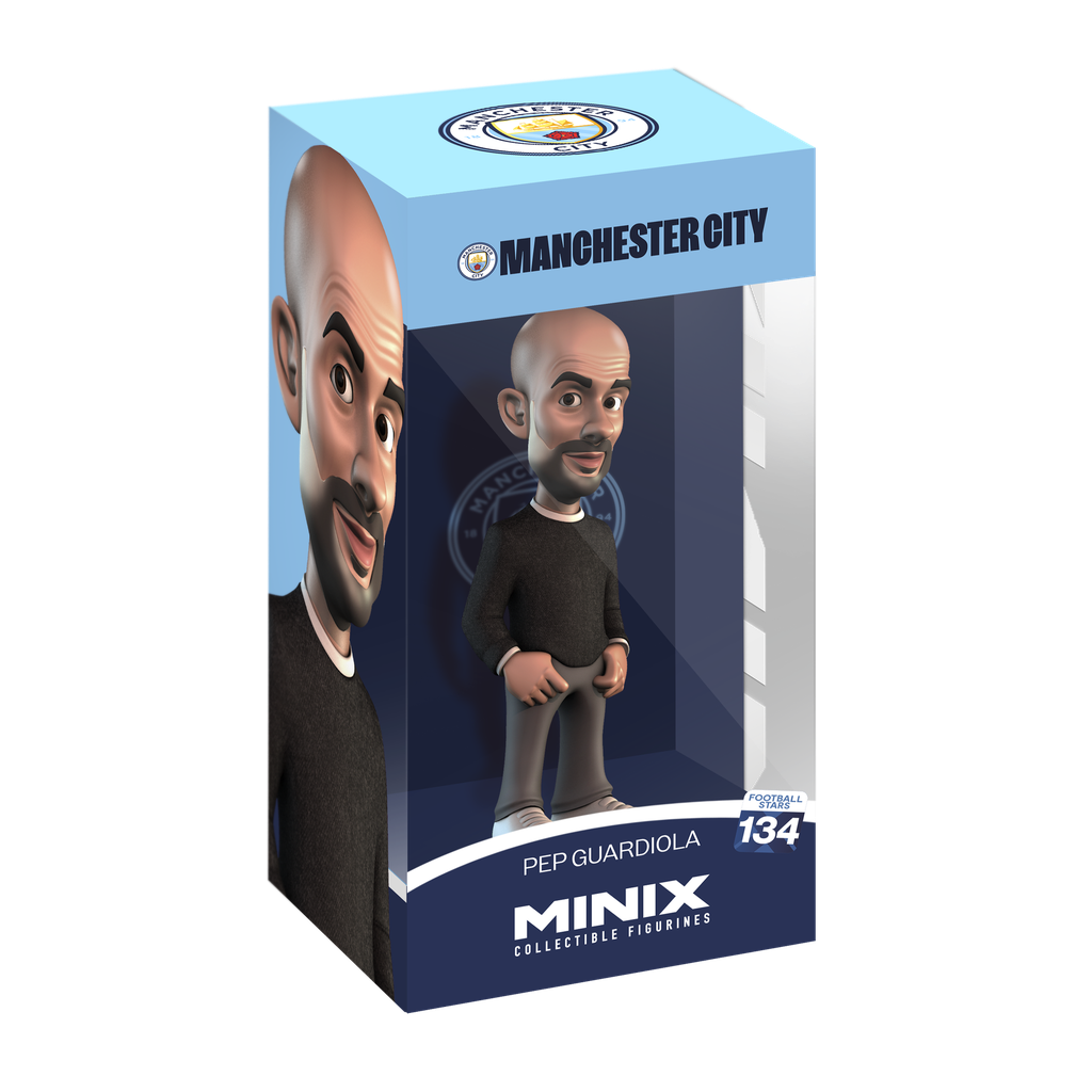 Minix - Football Stars #134 - Figurine PVC 12 cm - Manchester City - Pep Guardiola (W2)